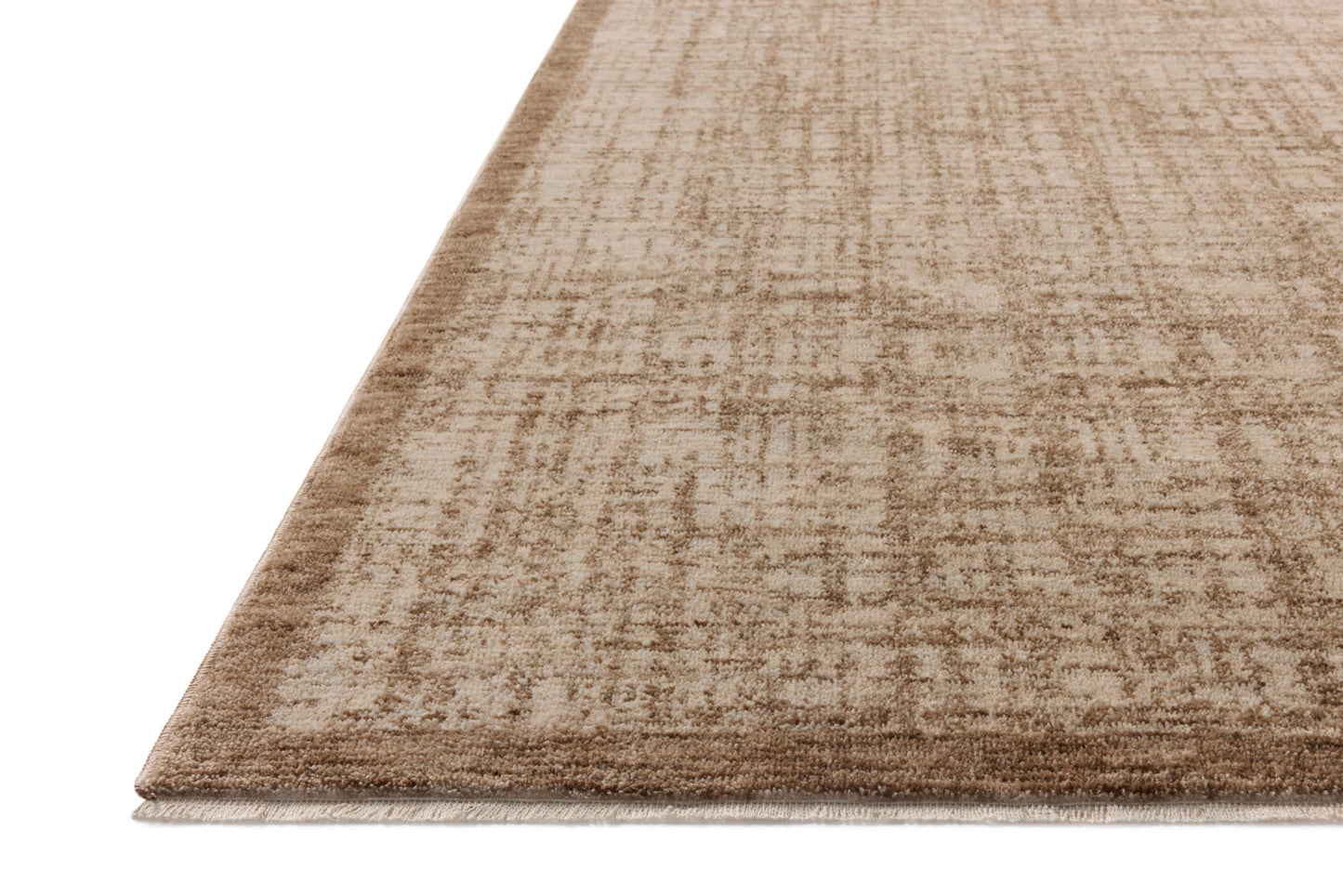 Loloi Winston Collection WIT-01 Earth/Bone 5'-3" x 7'-6", .38" Pile Height, Area Rug, Soft, Durable, Non-Shedding, Easy Clean, Rug for Living Room