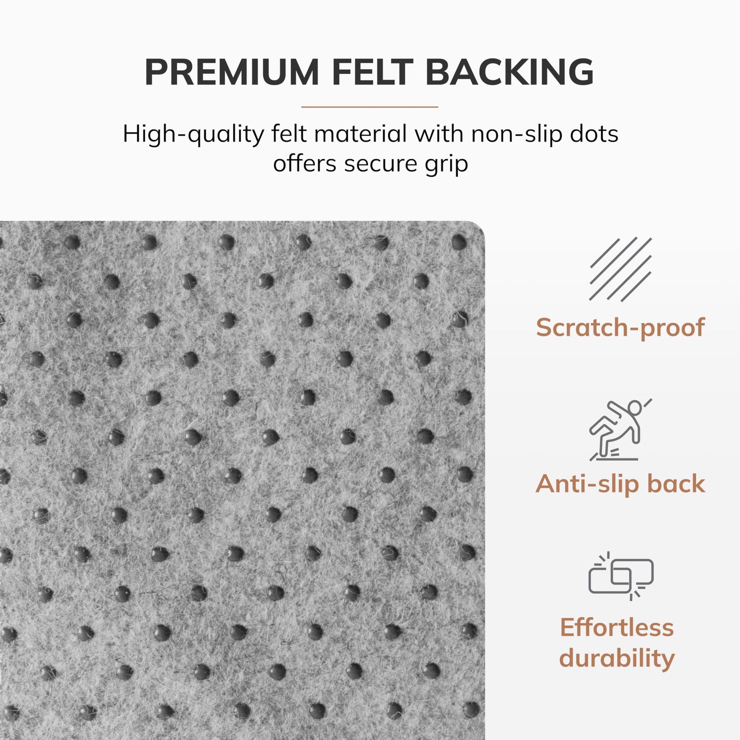 Anji Mountain Office Chairmat Thickest & Sturdy Bamboo Chairmats Highly Premium Quality Anti-Slip Heavy Duty for Multi-Purpose Hardwood Floor Office & Home Floor Protector Office Chair mat-5mm Thick