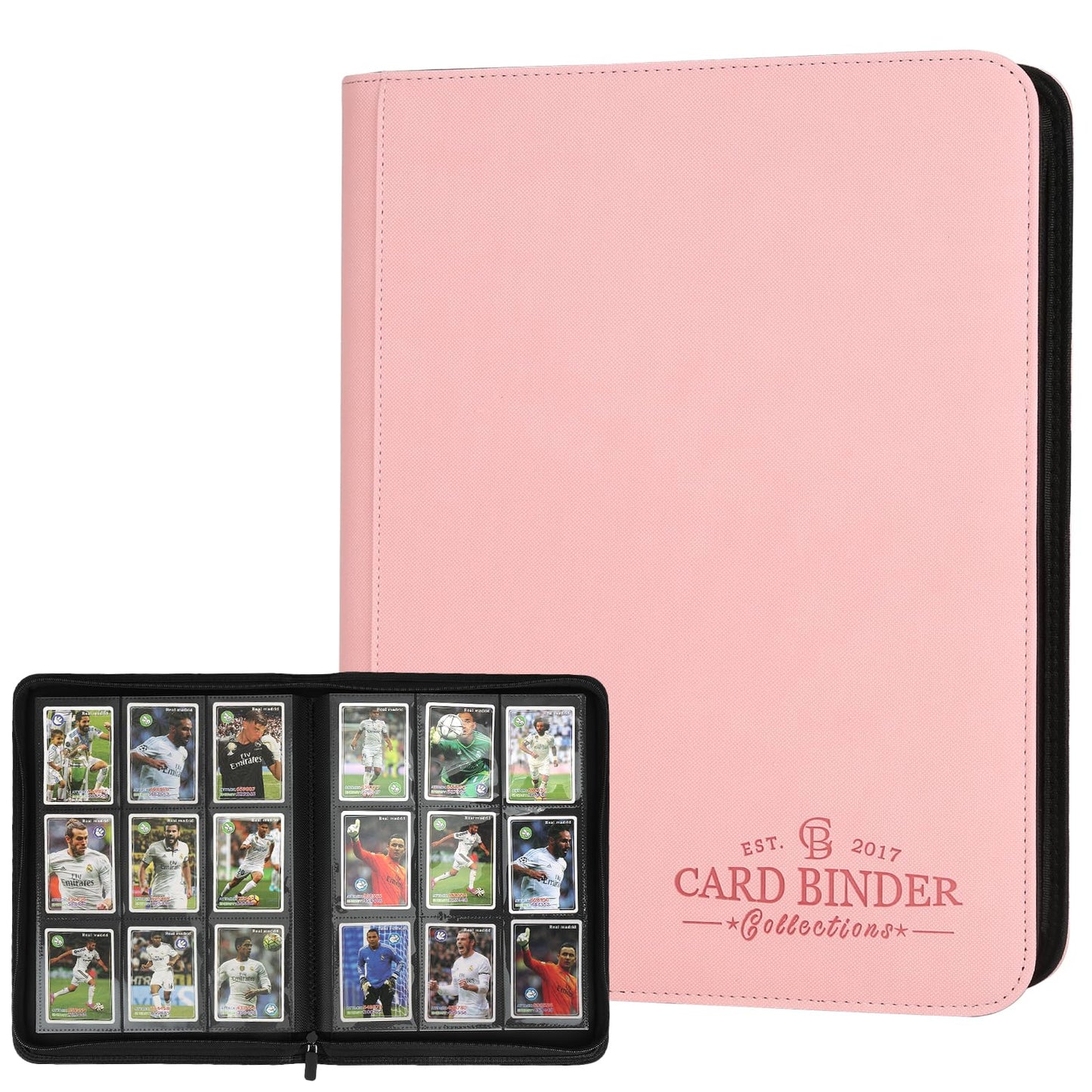 Foalgo Trading Card Binder, Card Collection Binder Album Folder with 540 Side Loading Pockets, 9 Pocket Trading Card Album Folder for TGC,MTG, Baseball Cards, Yugioh