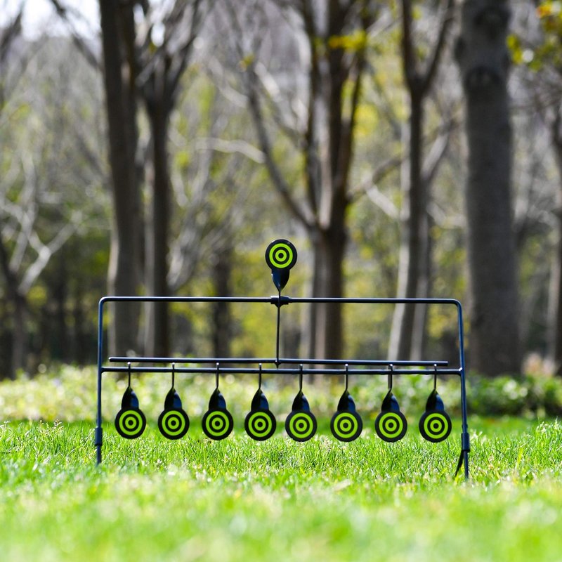 KNINE OUTDOORS 8 Targets Air Gun Pellet BB Gun Resetting Target, Rated for .22 .177 Caliber