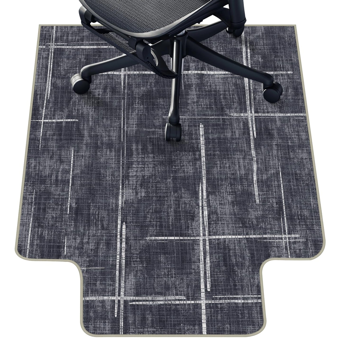 Office Chair Mat for Hardwood Floor & Tile Floor,36"X 48" Heavy Duty Desk Chair Mat for Hard Floors, Under Desk Rug for Rolling Computer Chair,Anti Slip,Low Pile Carpet Protector-Convex