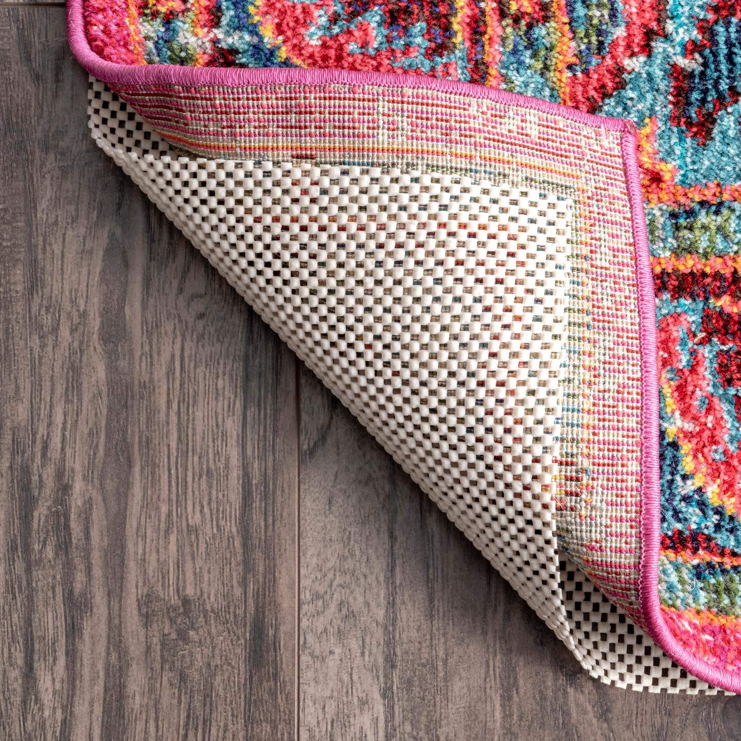 nuLOOM 7' x 9' Non-Slip Gripper Rug Pad, Cushioned for Comfort & Floor Protection, Skid Resistant Pads for Hard Floors Under Carpet Mat Cushion, Customizable Protection