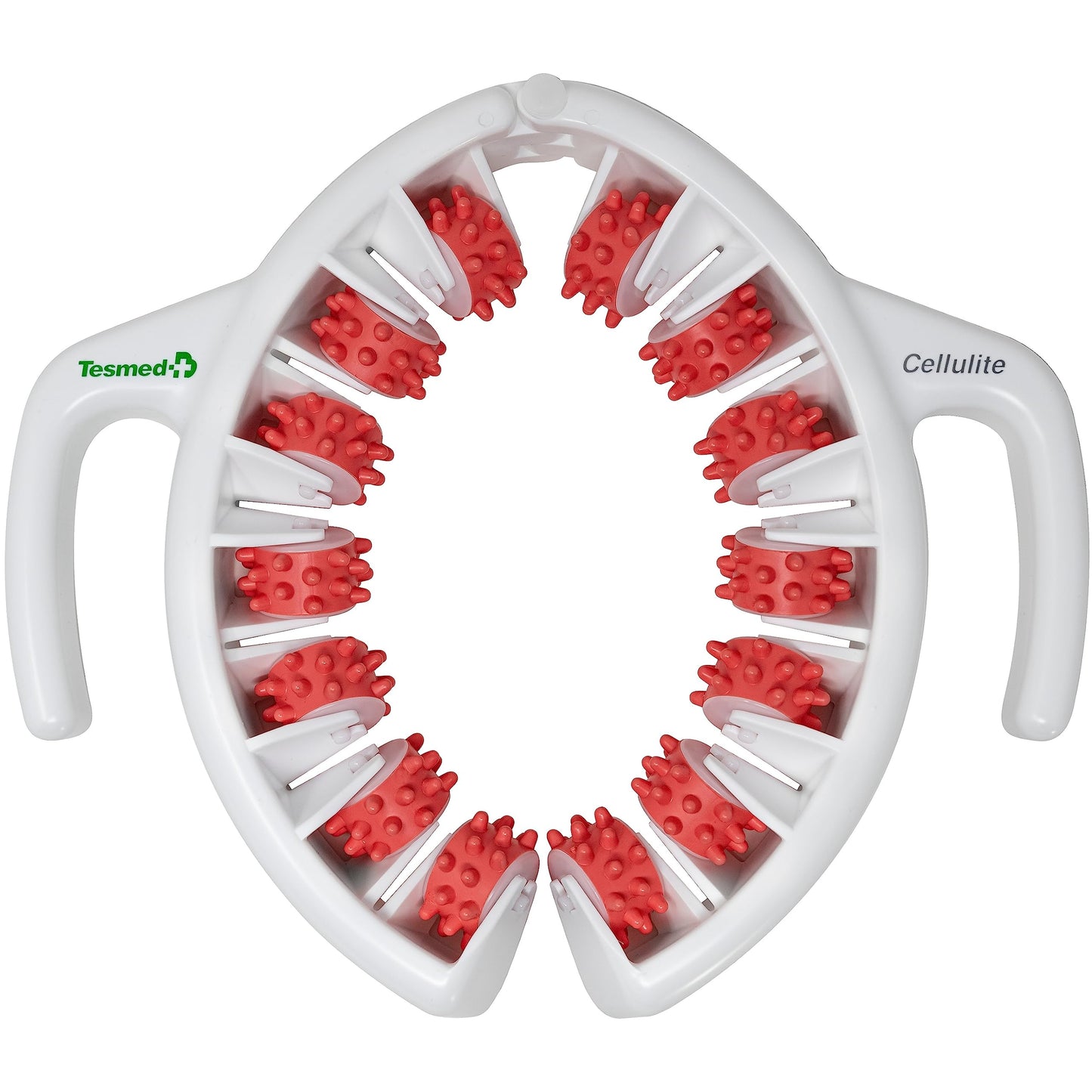 TESMED Cellulite Manual Massager : Made in Italy, Patented with Converging & Diverging Roller Technology. Anti Cellulite Roller for Thighs and Buttock