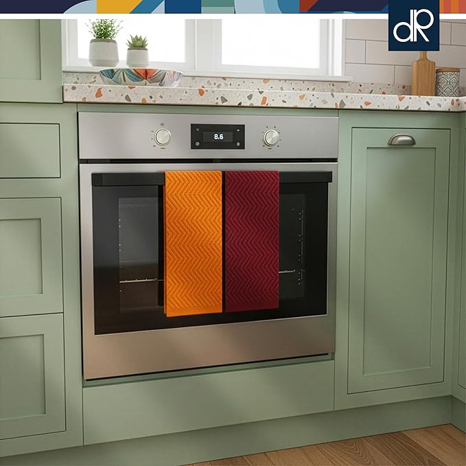 DecorRack 100% Cotton Kitchen Towels