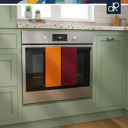 DecorRack 100% Cotton Kitchen Towels