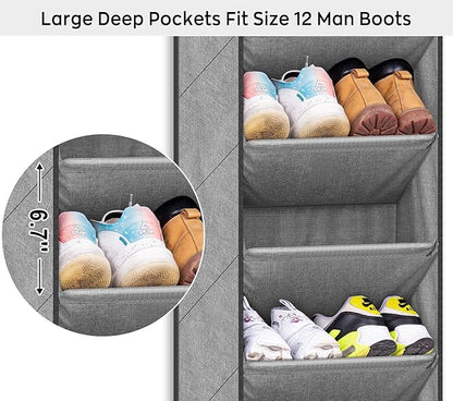 SLEEPING LAMB Over The Door Shoe Organizer
