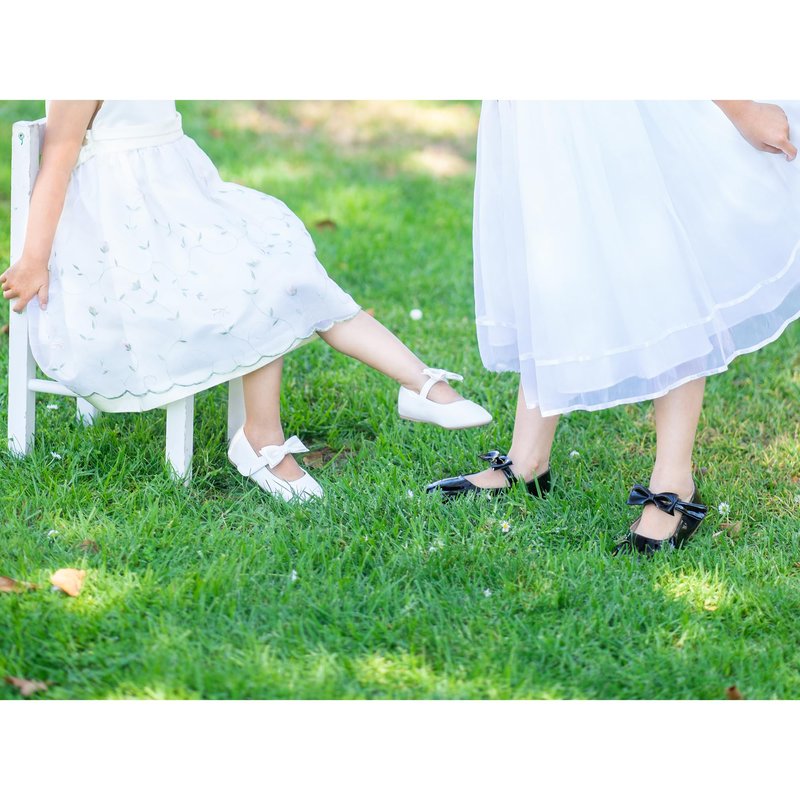 Felix & Flora Girls Dress Shoes - Mary Jane Ballet Flats Party Wedding School Size 8 Toddler