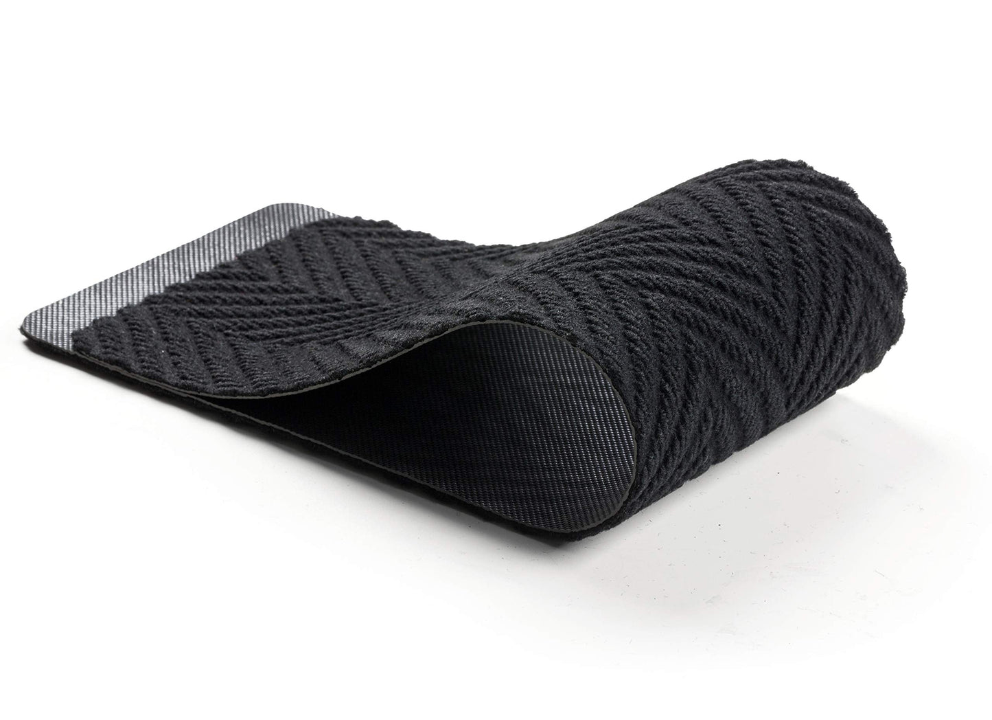 Indoor and Outdoor Carpet Stair Treads - 32" x 8" Non-Slip Stair Treads Carpet for Wooden Steps - Rubber Stair Tread Mats - Stair Rugs Anti Slip for Kids Elders and Dogs – Black Set of 14