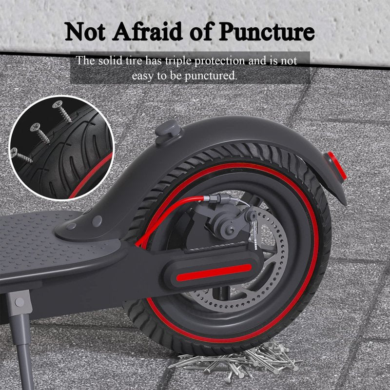 Amitor 2PCS 8.5x2 inches Scooter Solid Tires, Electric Scooter Replacement Wheels Honeycomb Solid Tire, 50/75-6.1 Tire Replacement, 8 1/2 x2 Tire for Xiaomi M365 Pro 1S/Gotrax GXL V2 XR