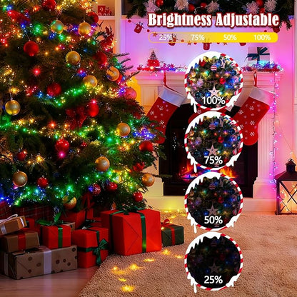 BHCLIGHT 240LED Christmas Voice Control String Lights Multicolor