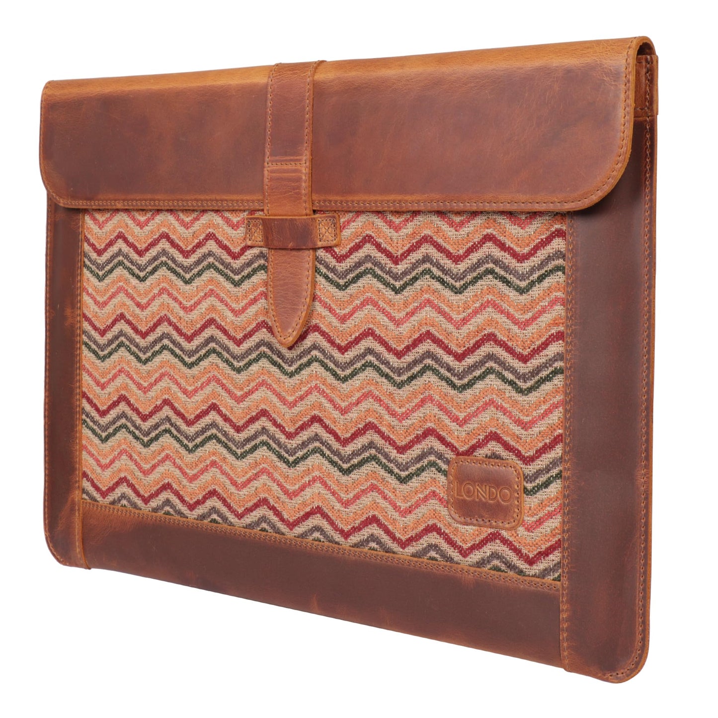 Londo Leather Sleeve Compatible with MacBook Pro 14 & Air 13-13.3 Inch (M5, M4, M3, M2, M1, Pro, Max) & iPad Pro 12.9, Premium Top Grain Leather Laptop Bag, 2020 to 2026 Models
