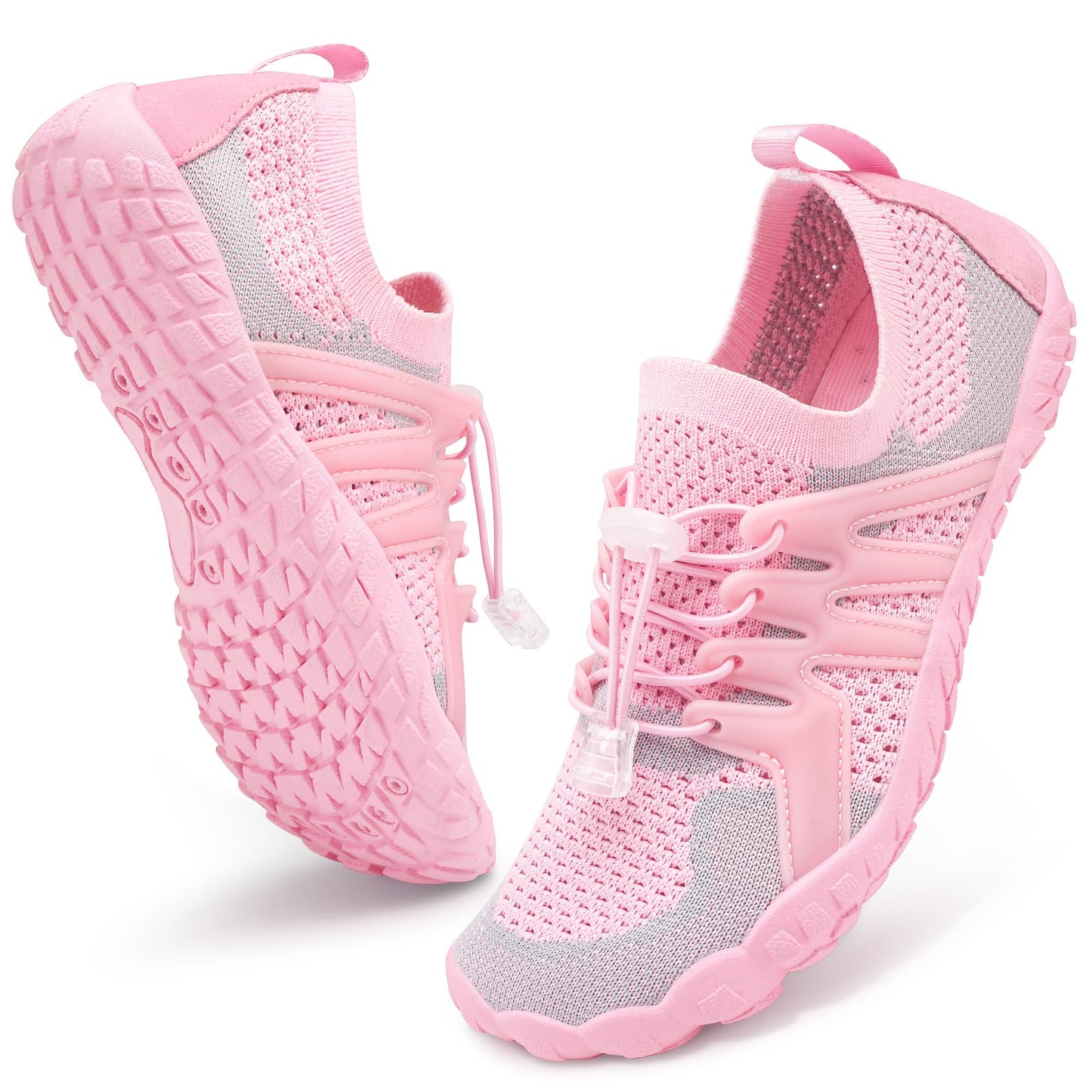 Stelle Water Shoes for Women Men, Quick-Dry Barefoot Aqua Shoes for Beach, Swim, Pool, Boating & Yoga, Lightweight Water Shoes for Adult (Pink,11)