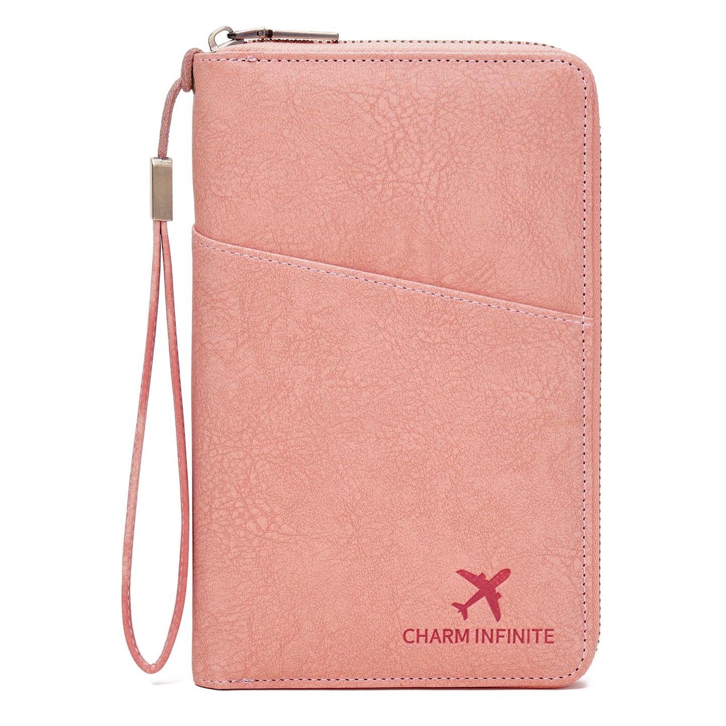 LEEXTON Family Passport Holder Wallet RFID Blocking Zippered Passport Wallet,Women and Men Travel Wallet Ladies Passport Cover