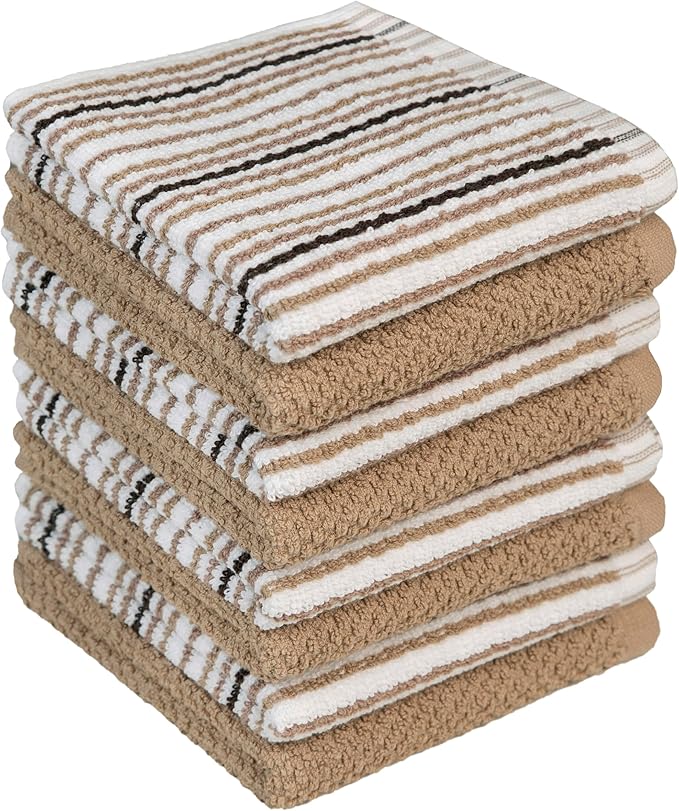 Bumble Premium Dish Cloths Towel 12"x12" | 100% Natural Ring Spun Cotton Tea