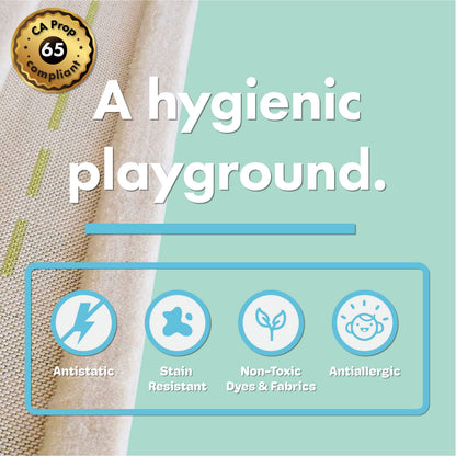 IVI 3D Play Carpets, 59 x 39 Inch, Traffic Educational Toddler Mat Rug for Bedroom, Kids Den, or Playroom, Medium