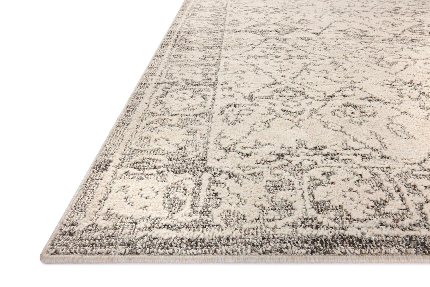 Loloi Magnolia Home by Joanna Gaines Gigi Collection GIG-02 Ivory/Stone 5'-3" x 7'-6" Area Rug