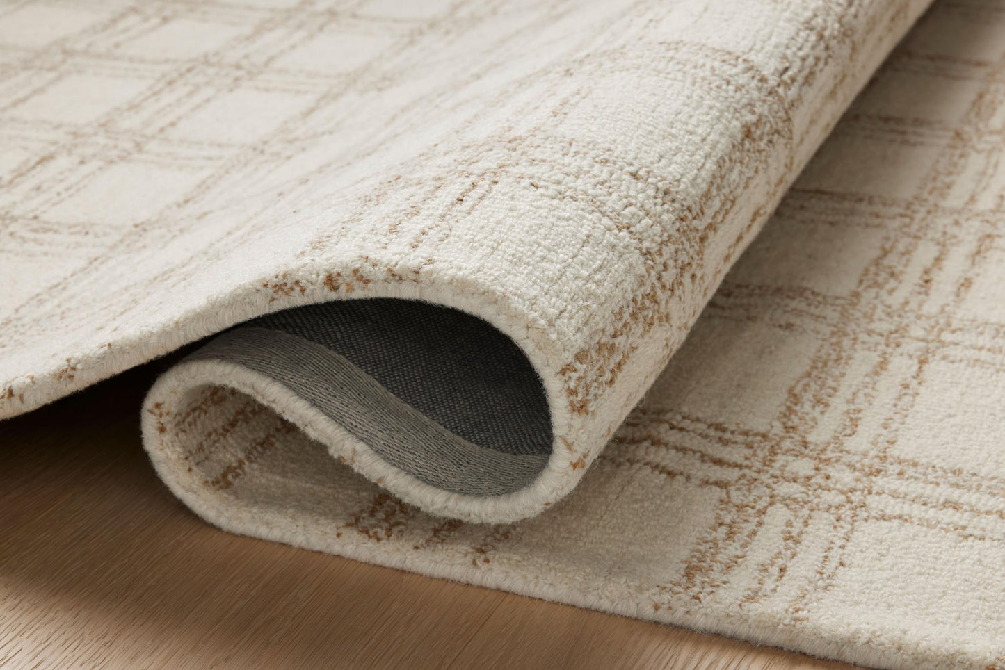 Loloi Chris Loves Julia Polly Collection POL-12 Cream/Sand 2'-3" x 3'-9" Accent Rug
