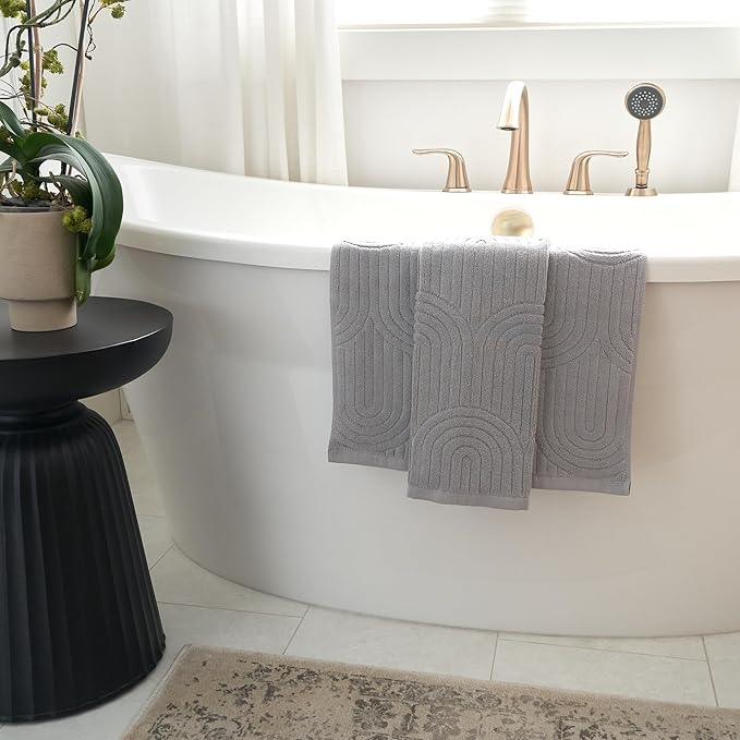 KIBAGA Decorative Hand Towels for Your Bathroom Or Kitchen – Luxurious Set of 2