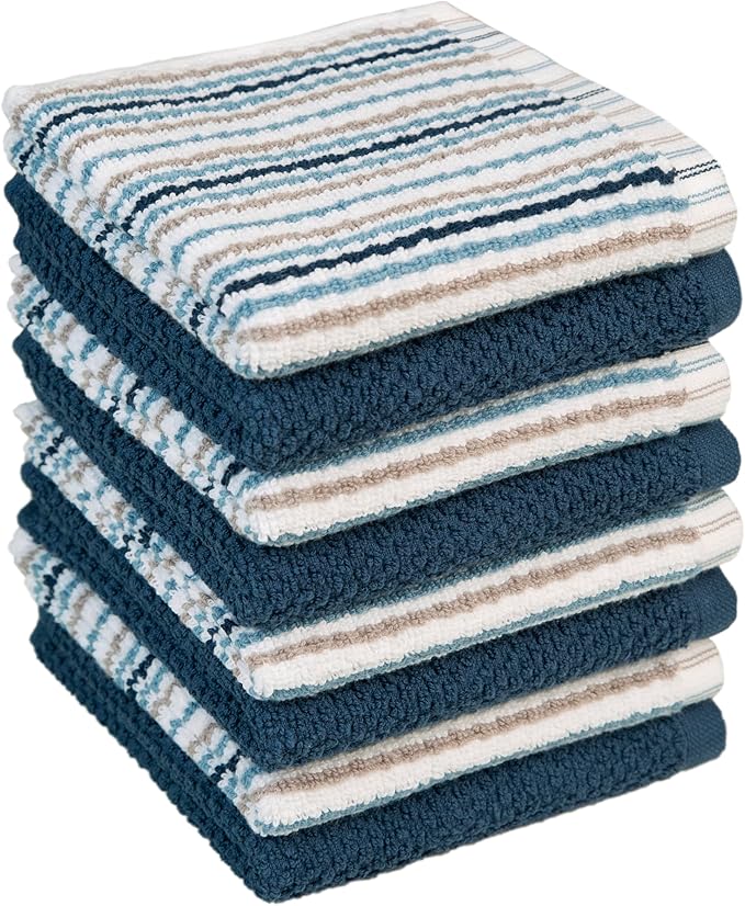 Bumble Premium Dish Cloths Towel 12"x12" | 100% Natural Ring Spun Cotton Tea