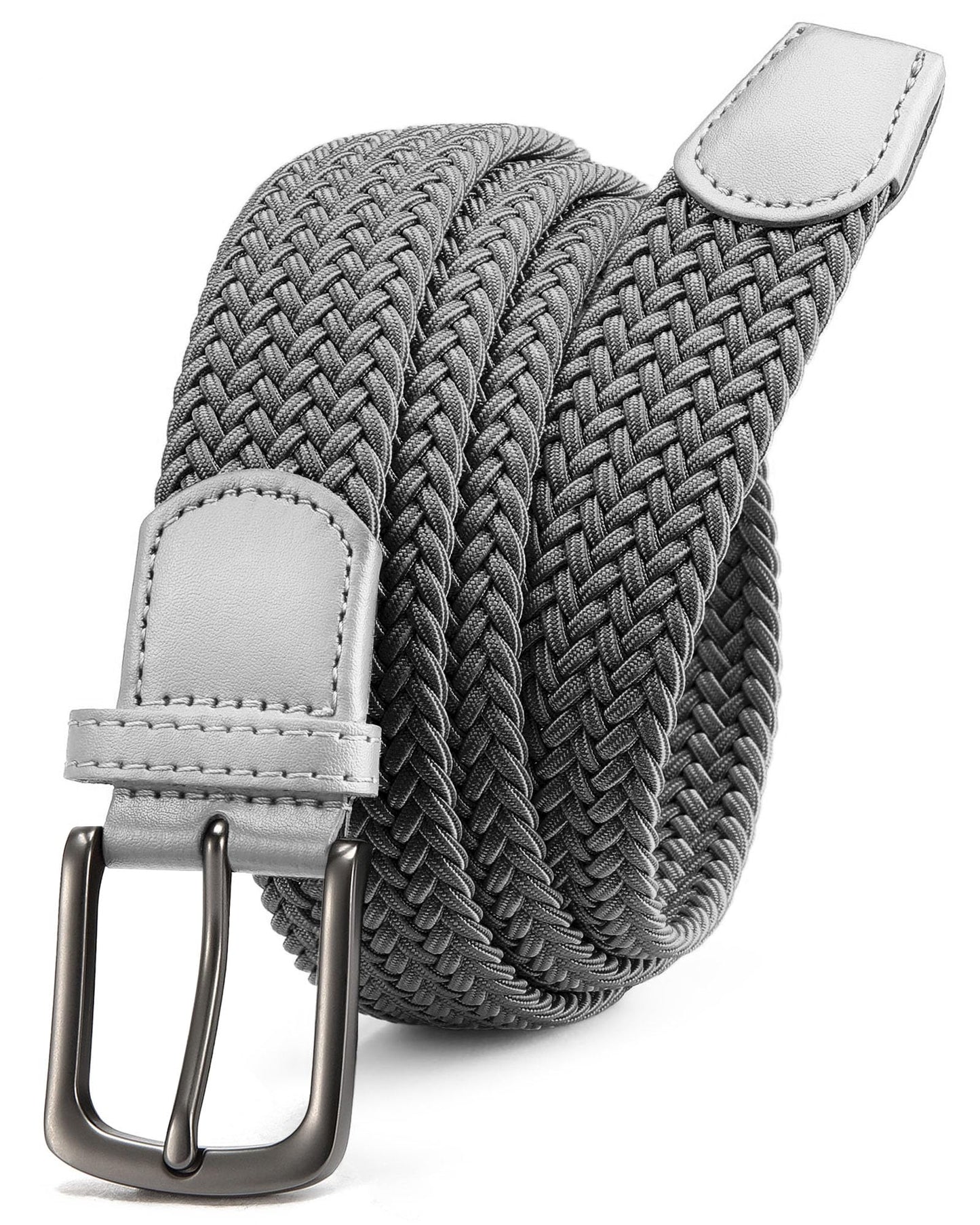 CHAOREN Stretch Mens Belt - Braided Elastic Golf Belt for Men 1 3/8"- Fits Casual Jeans & Shorts