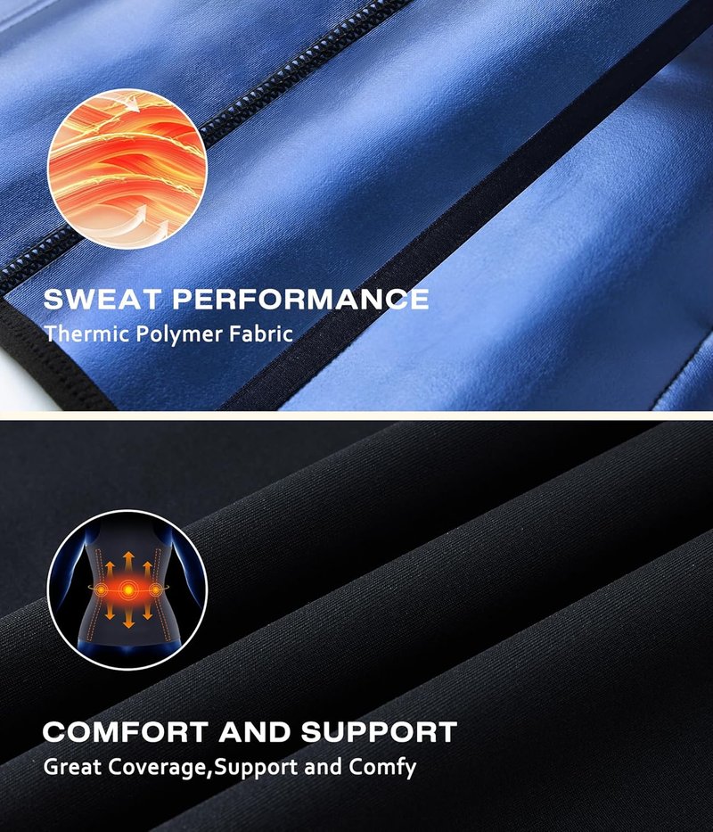 Waist Trainer for Women - Junlan Sauna Suit Sweat Vest for Effective Workouts | Adjustable Fit