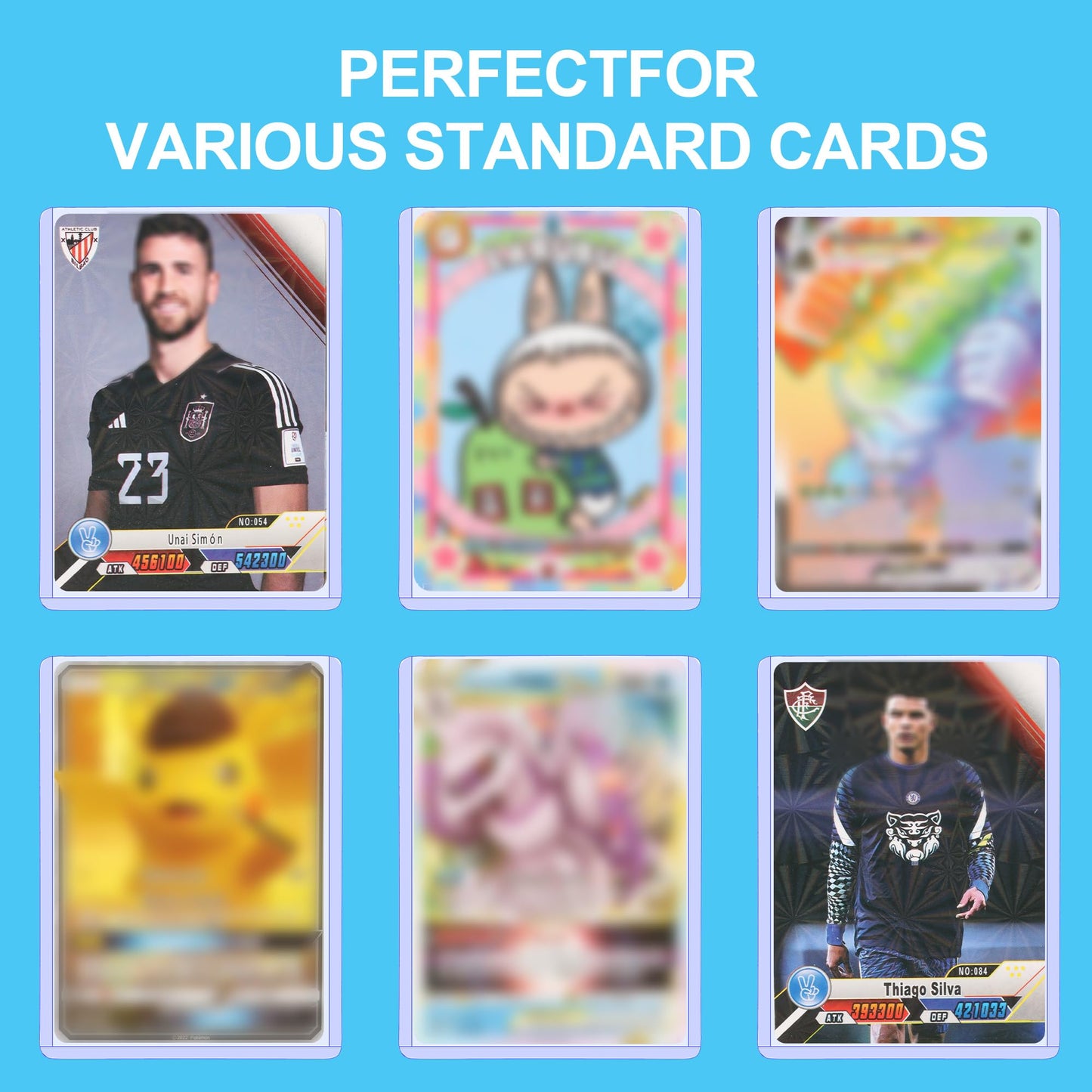 SummitFlare 200 Pack Card Sleeves & Top Loaders, Protects 100 Standard Cards, 3"x4" Hard Plastic Card Protectors, Premium Rigid Holder for Trading Sports Football Game Cards (100 Rigid + 100 Clear)