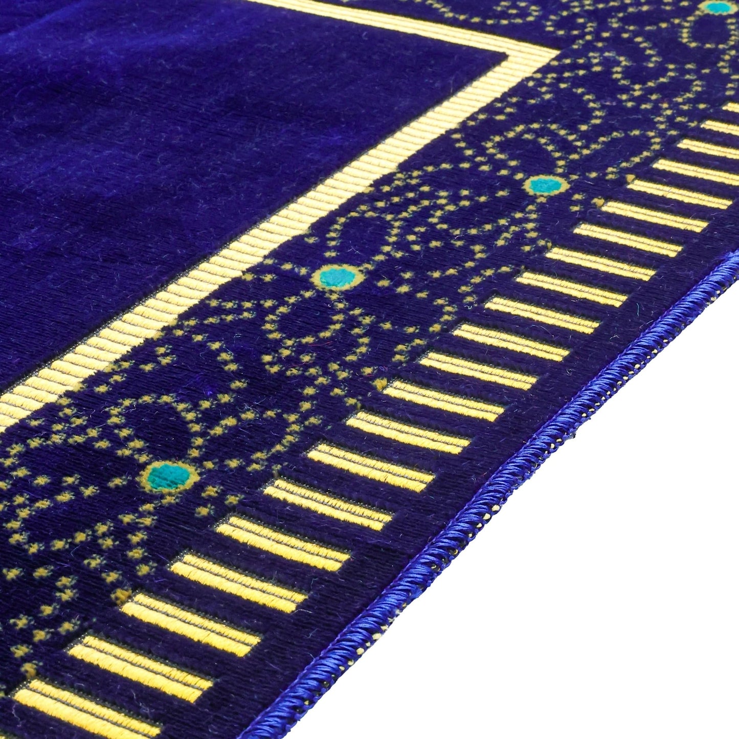 FIRASET Muslim Prayer Rug, Soft Plush Thin Islamic Prayer Mat, Janamaz, Sajada, Praying Carpet, Islamic Gift, Foldable Portable Turkish Prayer Mat for Men&Women, Lightweight Travel Prayer Rug, 26"x43"