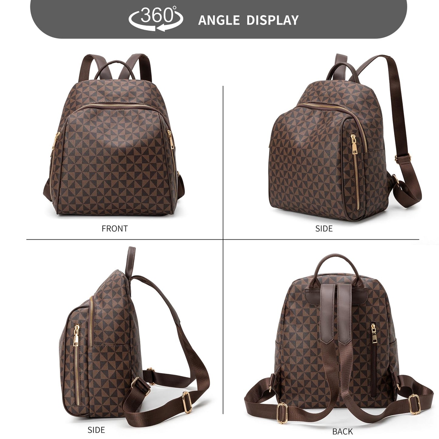 Womens Backpack Purse Leather Anti-theft Large Fashion Designer Travel Backpack Bag Men's Backpack Shoulder Bags
