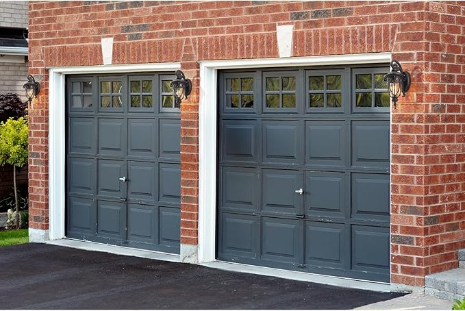 Large Dusk to Dawn Outdoor Wall Light for Garage, 23 Inch Bronze Exterior Wall Lantern Sconce for Porch, Waterproof Aluminium Light Fxitures for Outside House, Entryway, Front Door