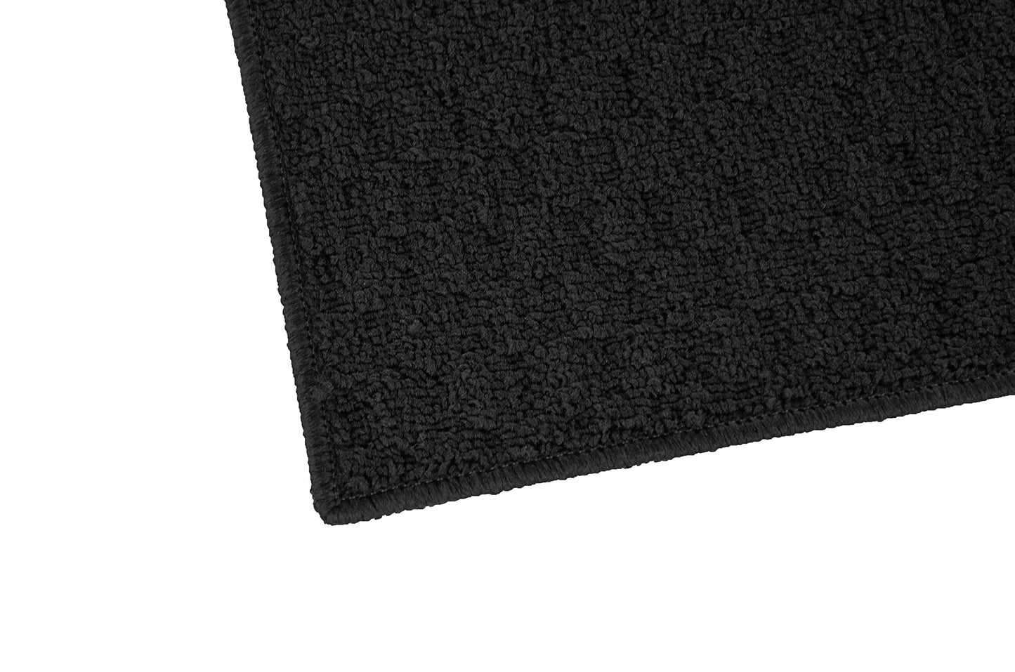 Garland Rug Town Square Black 8' x 10' Non Slip Area Rug for Living Rooms & Hallways, Stylish & Durable for High-Traffic Areas
