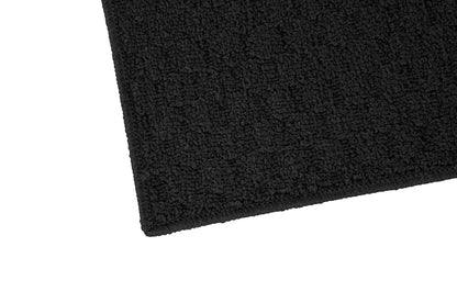 Garland Rug Town Square Black 8' x 10' Non Slip Area Rug for Living Rooms & Hallways, Stylish & Durable for High-Traffic Areas