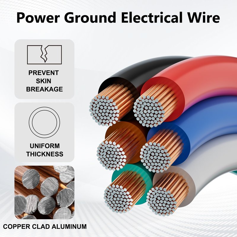 12 Gauge Wire (2-Pack Red/Black Each 25 FT), 12AWG CCA, Low Voltage Automotive Primary Harness Wire for Battery, Car Audio, Remote Trailer, Security Alarm, Hook Up Electrical Wires for DIY DC