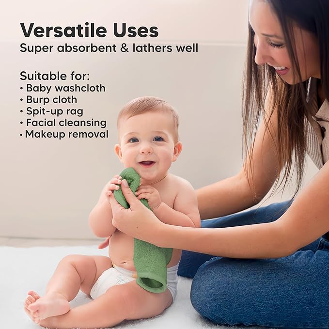 6-Pack Baby Washcloths