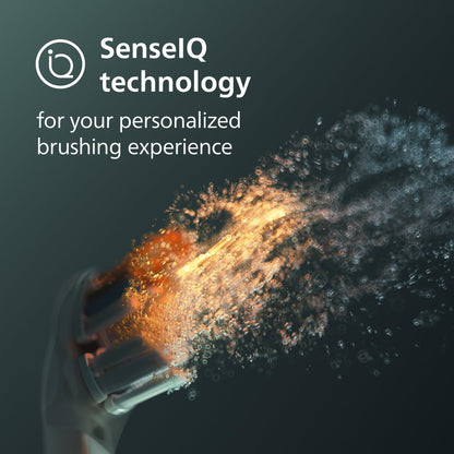 Philips Sonicare DiamondClean 9900 Prestige Electric Toothbrush - with SenseIQ Technology and Advanced AI App, 5 Brushing Modes, 3 Intensity Levels, Charging Travel Case,Midnight Blue, Model HX9990/12