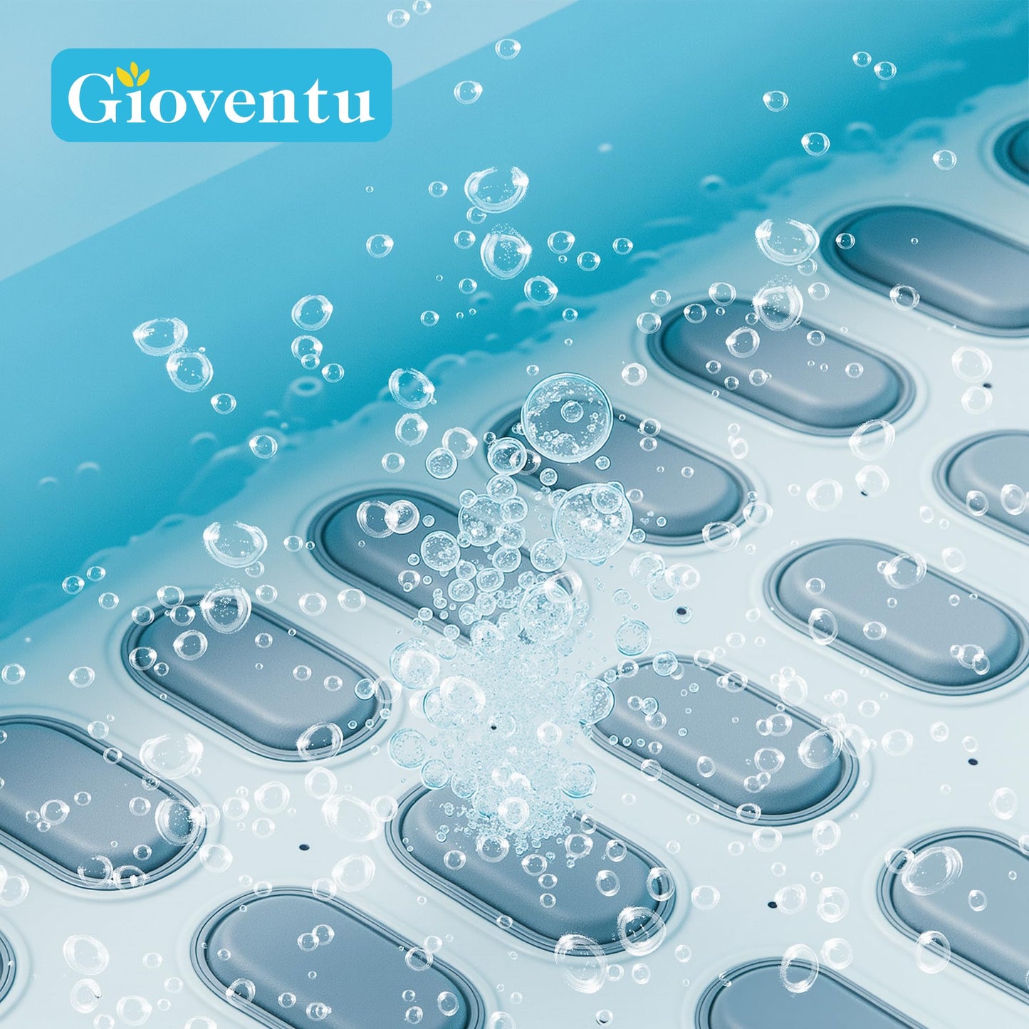 Premium Spa Mat for Bathtub - 400W High-Performance Bubble Massage Mat with Wireless Remote, 6 Speeds, Inflatable Pillow & Strong Suction Cups - Transform Your Tub into a Luxury Hot Tub