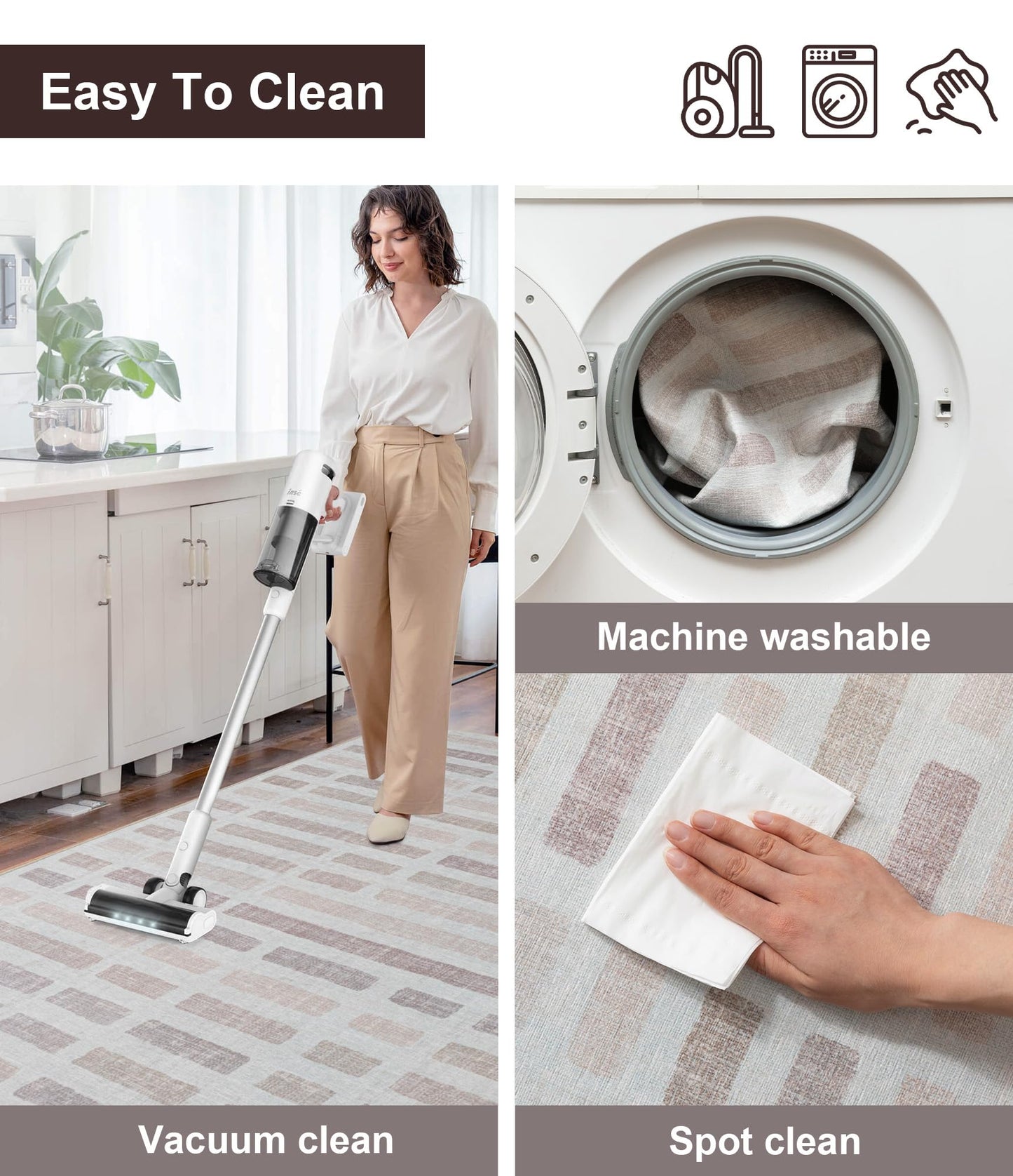 chakme Office Chair Mat for Hardwood Floor, 48"x36" Easy Glide Computer Desk Mat Protector for Rolling Chair Under Desk Rug Nonslip Backing, Machine Wash, (Plaid)