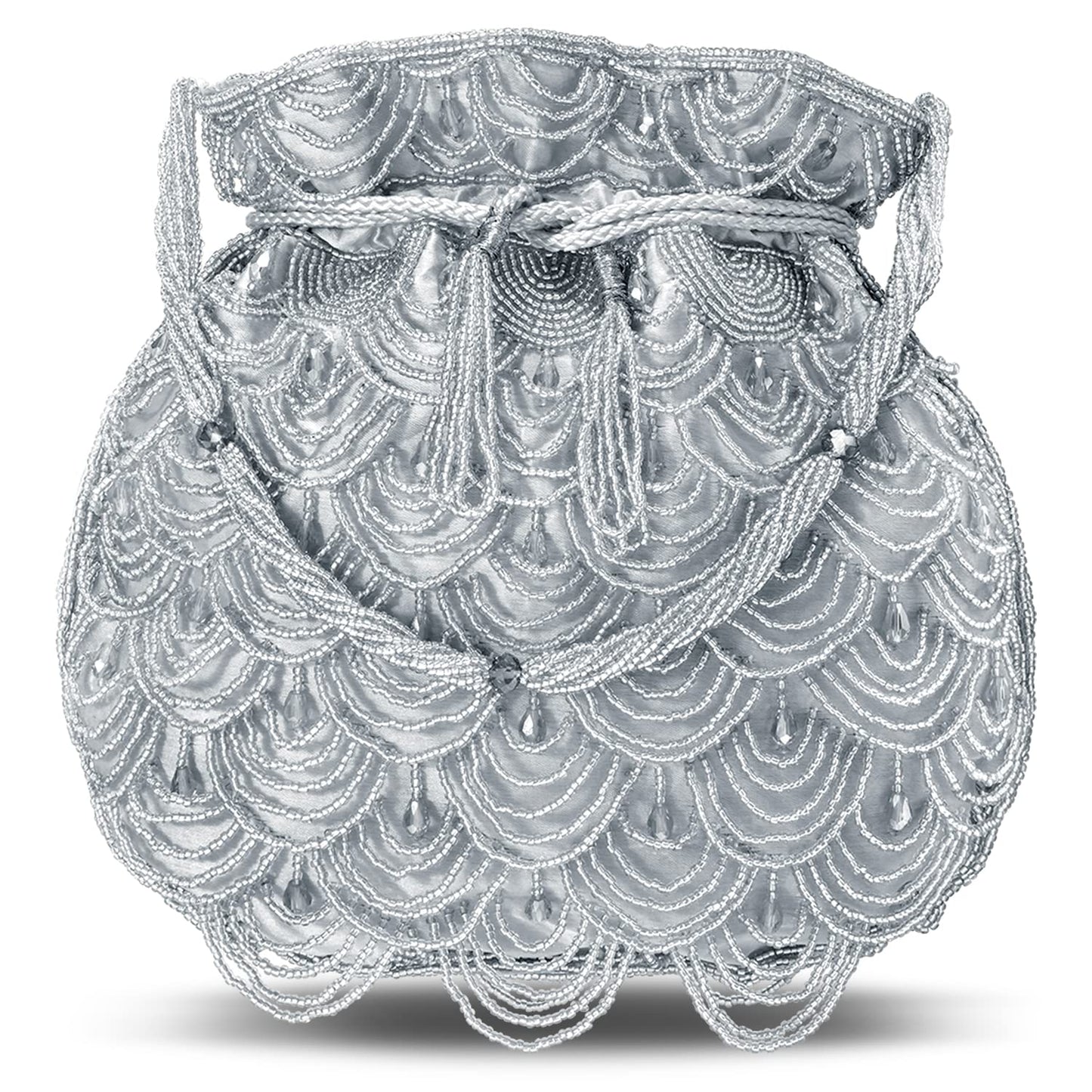 Aheli Potli Bags Gift for Women Evening Bag Clutch Ethnic Bride Purse with Drawstring