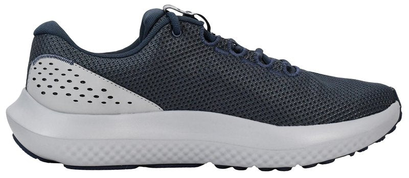 Under Armour Men's Charged Surge 4, (044) Downpour Gray/Mod Gray/White, 4, US