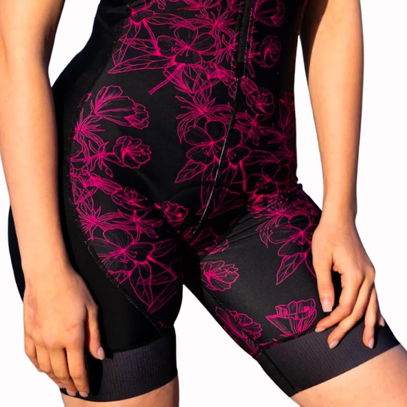 SLS3 Triathlon Suits Women – Sleeveless Trisuit Women - Premium FX Fabric, Tri Suit Womens Triathlon Suit, No Shelf Bra (Elektra, Large)