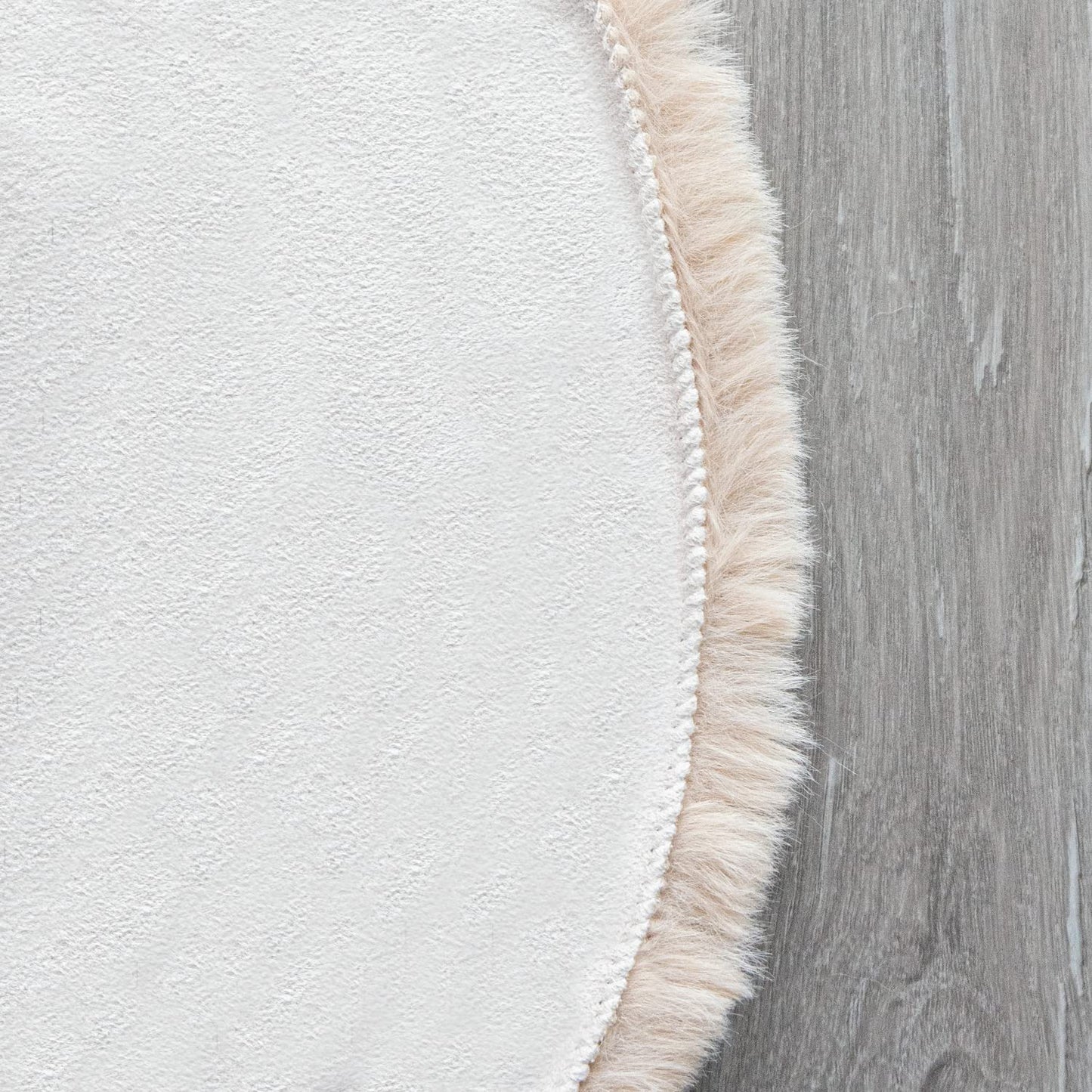 ORINOVA Light Brown Beige Fluffy Faux Fur Rugs for Bedroom Washable Furry Rug for Living Room Indoor Sheepskin Area Rugs 4x6 Nursery Rug