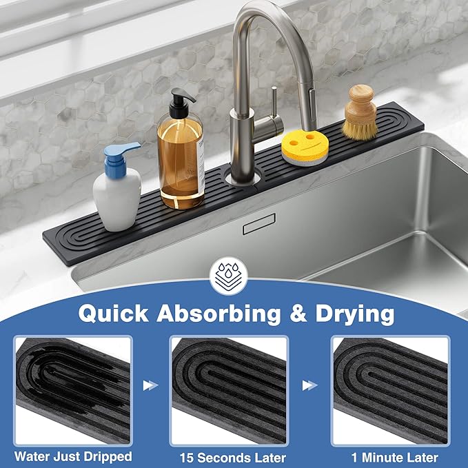 DK177 Faucet Mat for Kitchen Sink