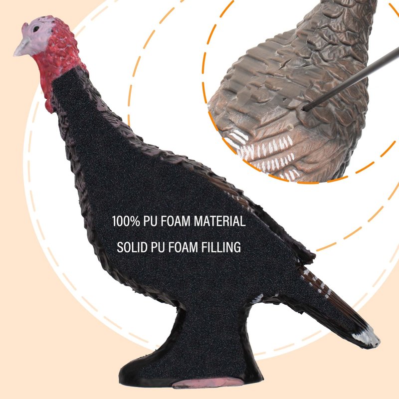 Archery Targets Turkey 3D Shooter for Outdoor Indoor Targeting Practice