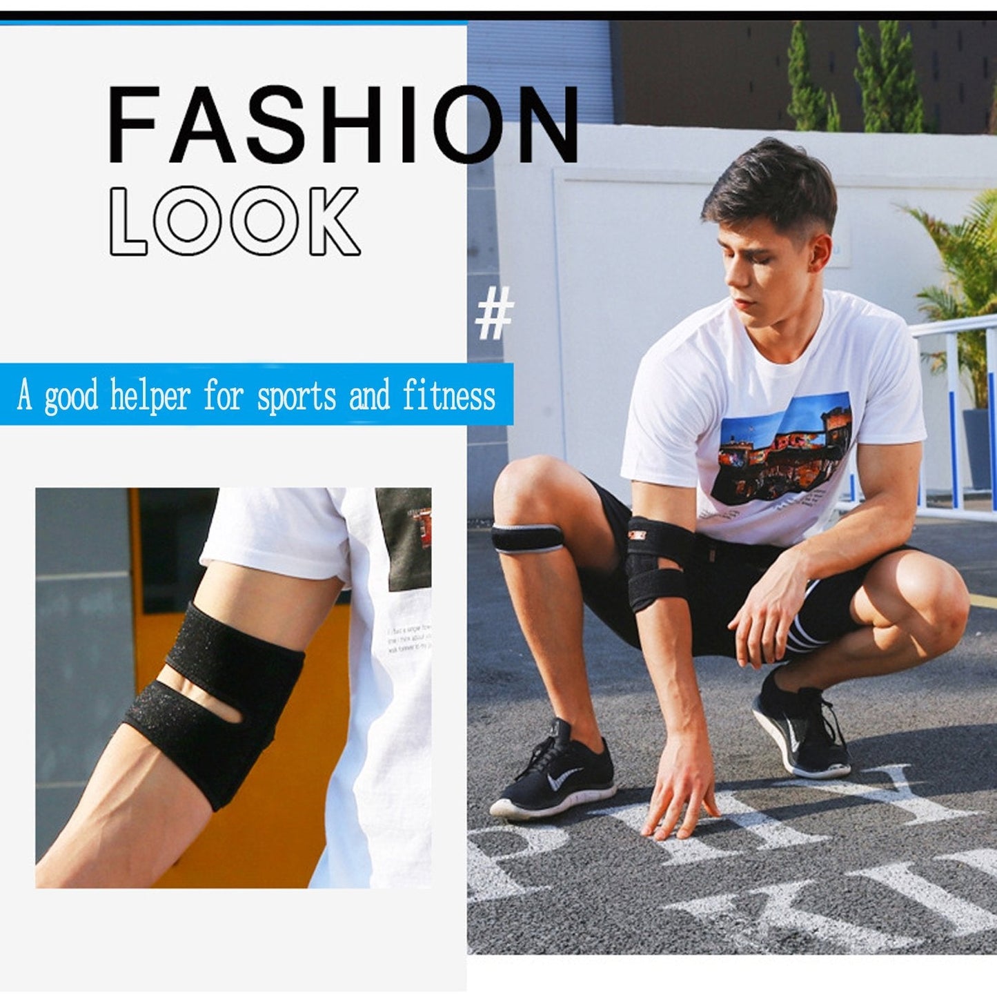 Elbow Brace, Adjustable Tennis Elbow Support for Tendonitis Women Men