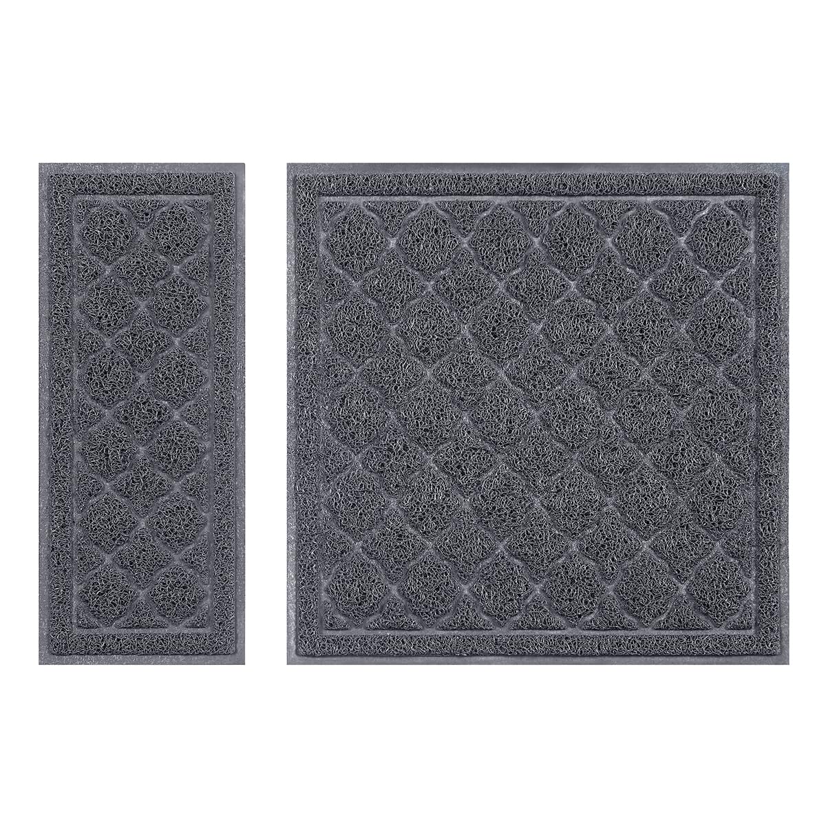 unipaws Cat Litter Trapping Mat, Litter Box Scatter Control Pad, Litter Free Floors and Urine Waterproof, Gentle on Paws, No Phthalate