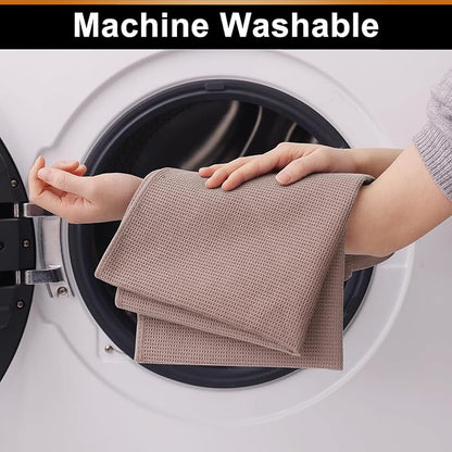 Homaxy 100% Cotton Waffle Weave Kitchen Towels
