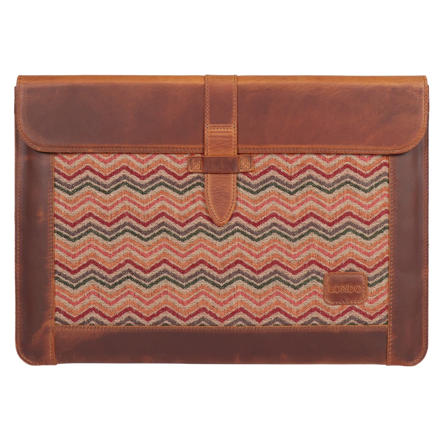 Londo Leather Sleeve Compatible with MacBook Pro 14 & Air 13-13.3 Inch (M5, M4, M3, M2, M1, Pro, Max) & iPad Pro 12.9, Premium Top Grain Leather Laptop Bag, 2020 to 2026 Models