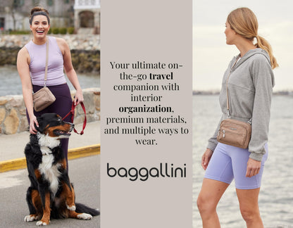 Baggallini Womens Triple Zip bagg