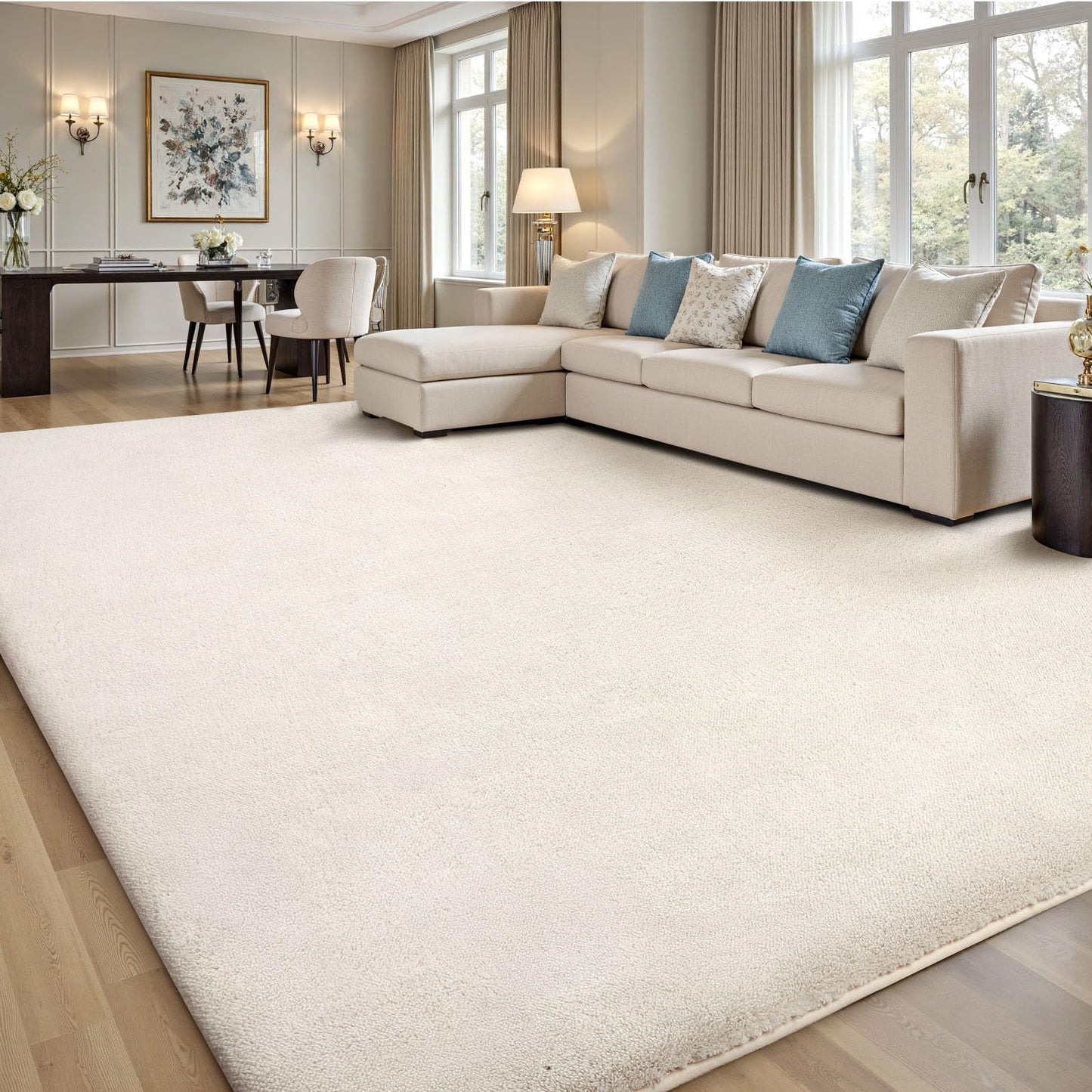 Sour Lemon 4x6 Area Rugs for Living Room, Soft Area Rug Fluffy Rugs for Bedroom，Machine Washable Area Rug Non Slip Carpet Rug for Living Room Playroom Kids Room Home Decor