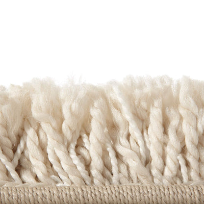 Ottomanson 7'10" x 9'10" Shaggy Area Rug - Plush & Cozy Carpet for Bedroom, Living Room & Nursery - Non Shedding & Durable for High-Traffic Areas, Ivory