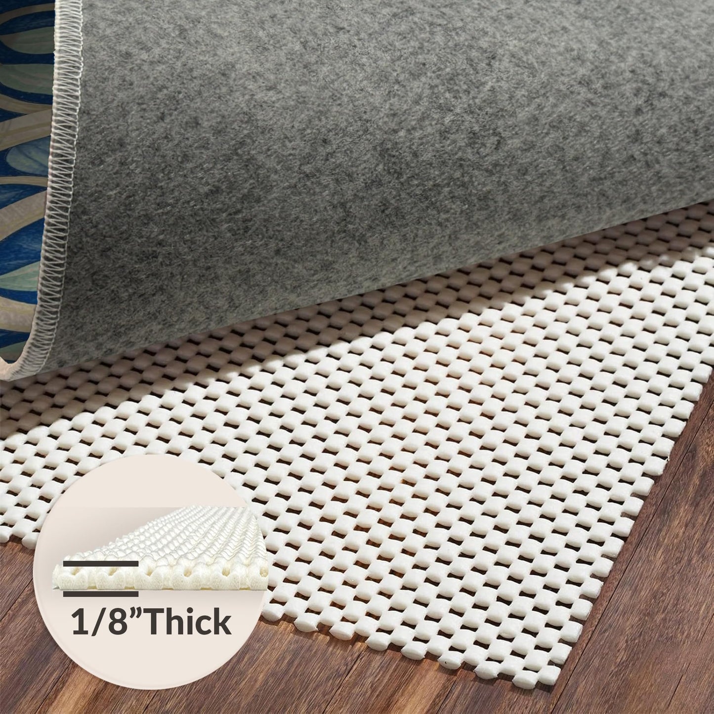 ODIKA Flatwoven High Traffic Area Rug 6x9, Pcs Interlocking Sound Absorbing for Music Studios, Non Slip, Stain Resistant, Washable Area Rugs for Living Room, Bedroom (Black, 6x9)